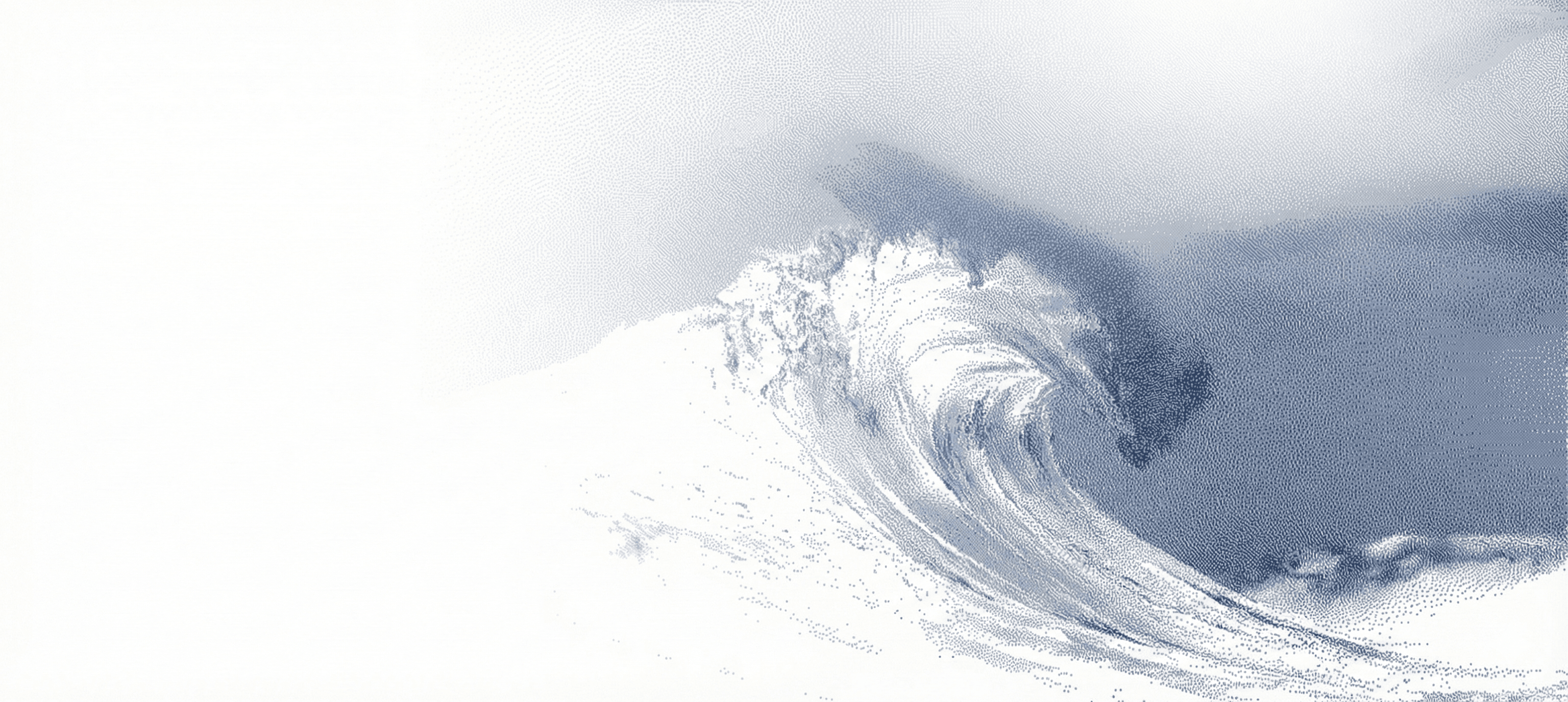 Abstract blue wave pattern